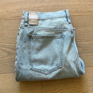 Madewell Classic straight full length light wash size 29